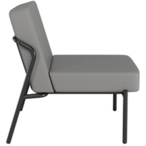 PAPERFLOW Fauteuil visiteur MEDSO KLASSIK S, tissu, gris