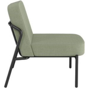 PAPERFLOW Fauteuil visiteur MEDSO RUND S, tissu, vert