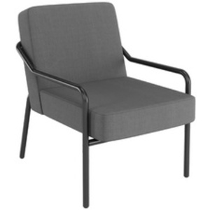 PAPERFLOW Fauteuil visiteur MEDSO KLASSIK M tissu anthracite