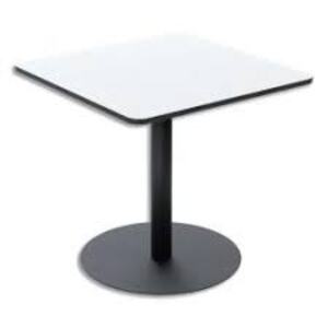 PAPERFLOW Table de jardin CROSS, (L)800 x (P)800 mm, gris