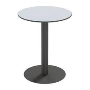 PAPERFLOW Table de jardin CROSS, diamètre: 600 mm, gris