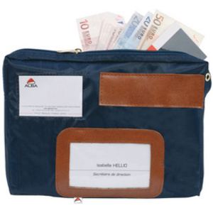 ALBA Sac navette 'POCAIS', avec soufflet, polyester, bleu
