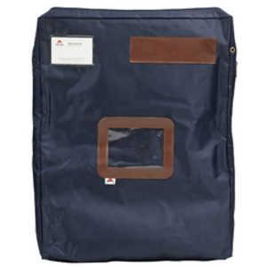 ALBA Sac navette 'POCSOUGMB' avec soufflet, polyester, bleu