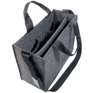 sigel Sacoche en feutre Business Desk Sharing Bag, M, gris
