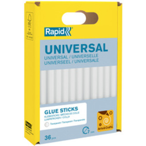 Rapid Bâton de colle universel transparent, diamètre: 7 mm