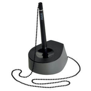HAN Porte-stylo à bille SALSA, gris foncé / noir