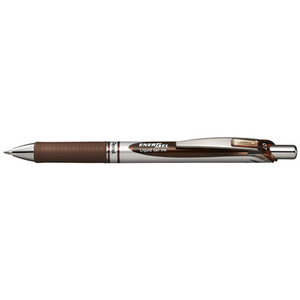 STYLO ROLLER GEL ENERGEL BL77 MARRON  T 0,35MM