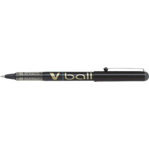 PILOT Stylo roller V Ball 1.0, pointe métal, noir