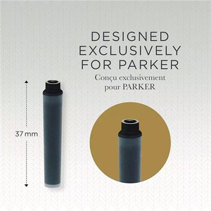 PARKER Cartouches d'encre Mini QUINK, permanent, noir