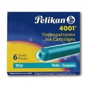 Pelikan Cartouches d'encre 4001 TP/6, turquoise