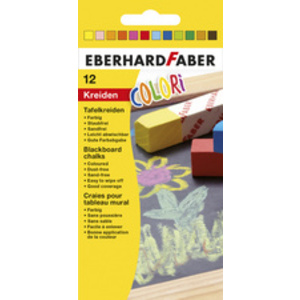 EBERHARD FABER Craie pour tableau noir COLORI, assorti