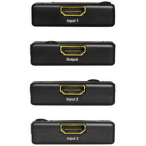 LogiLink Mini commutateur HDMI Full HD, 3 ports, noir