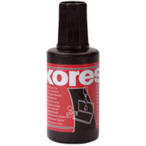 Kores Encre pour tampon encreur, contenu: 27 ml, noir