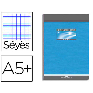 CONQUERANT SEPT Cahier, 170 x 220 mm, Seyés, 192 pages