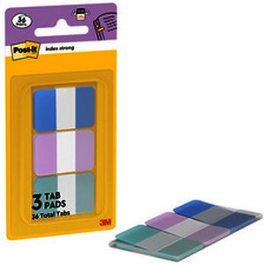 Post-it Marque-page rigide, standard, pastel