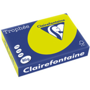 Clairefontaine Papier universel Trophée, A4, vert fluo