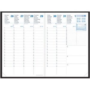 QUO VADIS Agenda Président SD 2026/2027, 16 mois, bleu denim