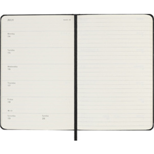 MOLESKINE Agenda 2025/2026, 18 mois, L/A5, aigue-marine