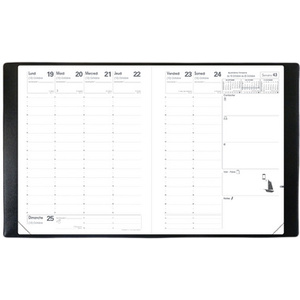 QUO VADIS Agenda 'Président', 210 x 270 mm, 2026, noir