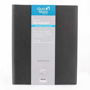 QUO VADIS Agenda 'Euréquart', 240 x 300 mm, 2026, noir