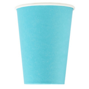 PROnappe Gobelet en carton, 0,2 l, bleu turquoise