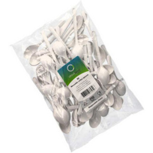 PAPSTAR Cuillère à café réutilisable, longueur 130 mm, blanc