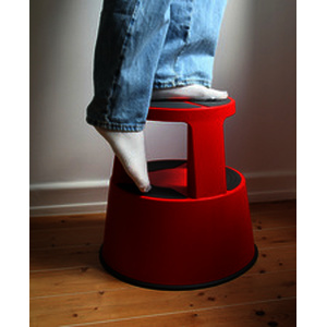 WEDO Tabouret marchepied SuperStep, en plastique, rouge