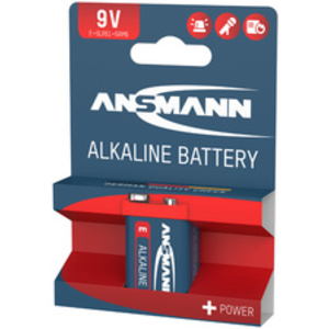ANSMANN Pile alcaline 'RED', E-bloc 9V