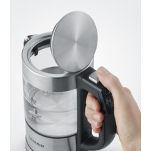 SEVERIN Mini bouilloire en verre WK 3458, inox / noir
