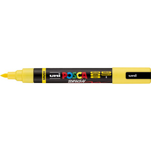 POSCA Marqueur à pigment PC-5BR BRUSH, jaune