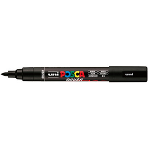 POSCA Marqueur à pigment PC-5BR BRUSH, noir