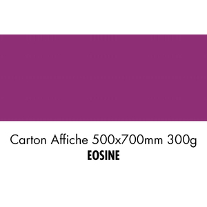 folia Carton de bricolage, (L)500 x (H)700 mm, éosine