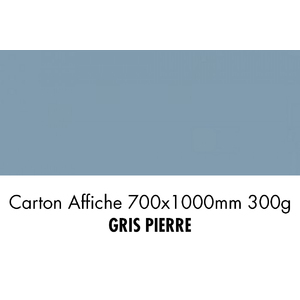 folia Carton de bricolage, (L)1.000 x (H)700 mm, gris pierre