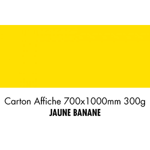 folia Carton de bricolage, (L)1.000 x (H)700 mm, jaune