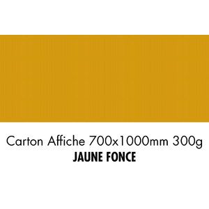 folia Carton de bricolage, (L)1.000 x (H)700 mm, jaune foncé