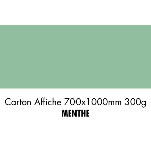folia Carton de bricolage, (L)1.000 x (H)700 mm, menthe