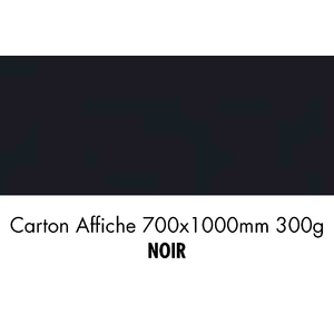 folia Carton de bricolage, (L)1.000 x (H)700 mm, noir
