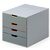 MODULE  VARICOLOR 4 TIROIRS   GRIS/ASS