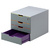 MODULE VARICOLOR SAFE 4 TIROIRS CLE 1ER TIROIR GRIS/ASS