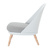 PAPERFLOW Fauteuil visiteur COCOON, blanc