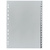 herlitz Intercalaires en plastique, A-Z, A4 extra large