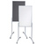 FRANKEN Chevalet de conférence PRO, (L)760x(H)1.210 mm, gris