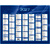 QUO VADIS Calendrier de banque bleu, 270 x 210 mm, 2027