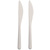 PAPSTAR Couteau réutilisable, longueur: 185 mm, blanc