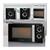 PROFI COOK Micro-ondes grill PC-MWG 1208, noir