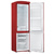 SEVERIN Réfrigérateur-congélateur rétro RKG 8917, rouge